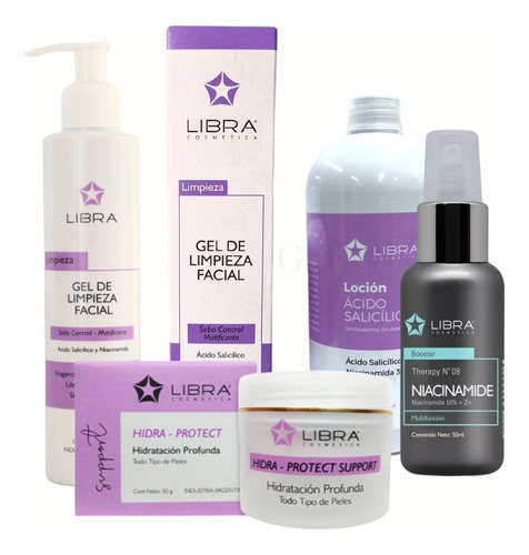 Kit Combo Rutina Piel Grasa Niacinamida Salicilico Libra