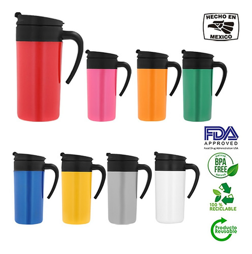 Imagen 3 de 9 de Mini Termo Antiderramable De 350 Ml