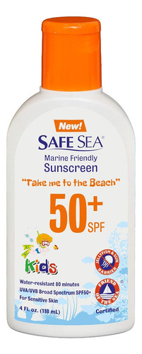 Protector Solar Seguro Para Niños Spf 50 Biodegradable