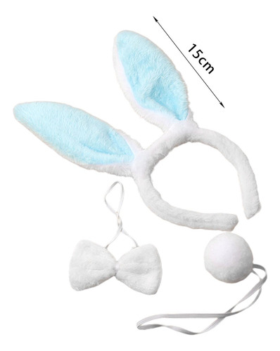Conjunto De Disfraz De, Diadema De Oreja, Tocado De Azul