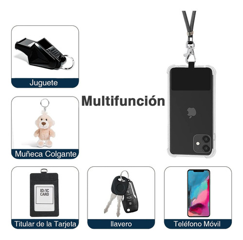 Cordón Para Teléfono Celular, 7 Paquetes, Correa Ajustable,