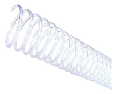 Espiral Para Encadernaçao 50mm Plástico Cristal 12 Unid