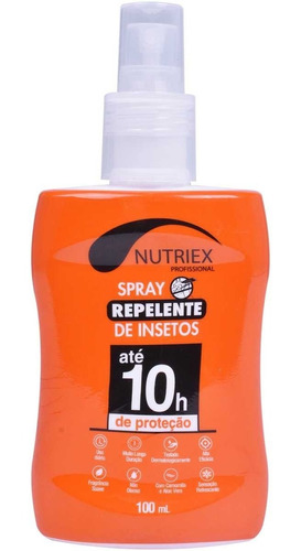 Repelente Insetos Spray Suave Até 10 Horas Nutriex 100ml