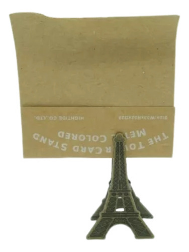Clipe Prendedor De Papel Torre Eiffel 1 Peça