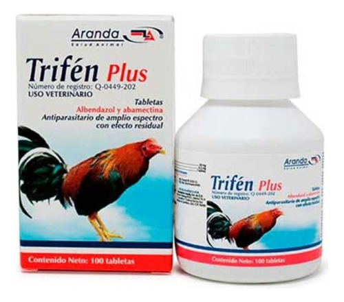 Trifén Plus 100 Tabs | Antiparasitario Para Aves