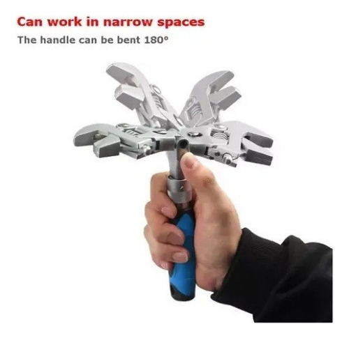 Para Llave De Carraca Telescópica Plegable Oscilante De 10