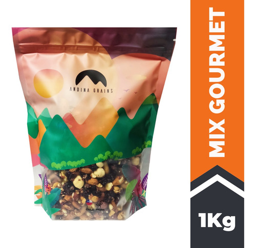 Mix De Frutos Secos Gourmet 1 Kg Andina Grains