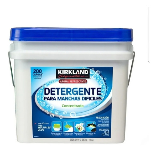  Detergente Ropa Y Multiusos 12.7 Kg Kirkland  200 Cargas 