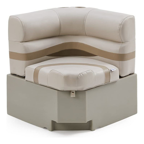 Deckmate Banco Asiento Barco Ponton Premium 28  Marfil Beige