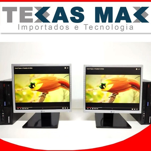 Kit Computador Lenovo Core 2 Duo + Monitor 19+mouse+teclado (Usado)