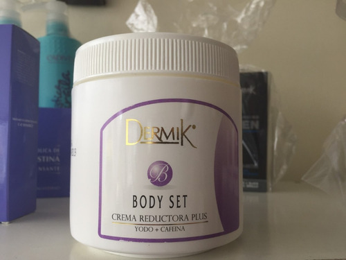 Crema Reductora Body 500 Ml Dermik + Faja Yesoterapi.