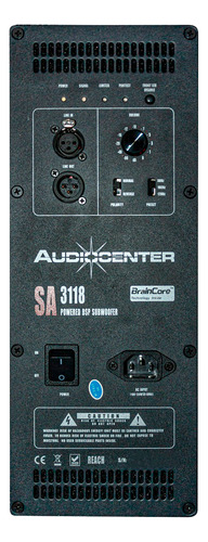 Bafle Audiocenter Sa3118 Iii Subwoofer Con Ruedas 2000w