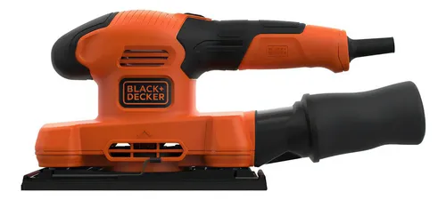 Lijadora Orbital 150w Hoja 1/3 Bew220 Black Decker Color Naranja Oscuro