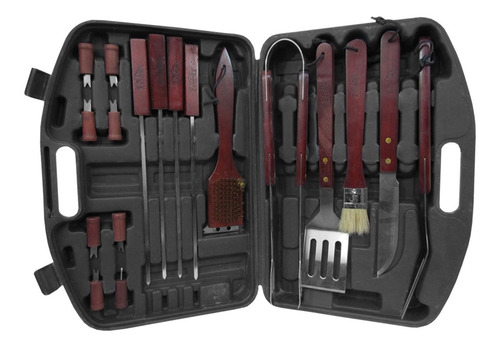 Set De Utensilios Para Parrilla Acero Inoxidable Ecology