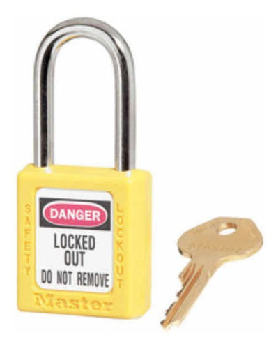 Paquete De 9 Candados De Bloqueo Master Lock Amarillo