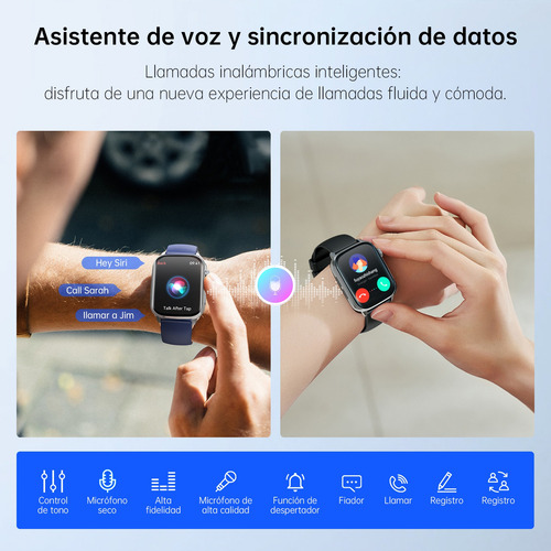 Reloj Inteligente G-tide S6pro Negro Unisex Con Notificaciones De Llamadas Y Mensajes Compatible Con Ios Y Android Ip68 Resistente Al Agua