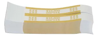 $10000 Currency Band, Mustard, 1000 Count (410000) By