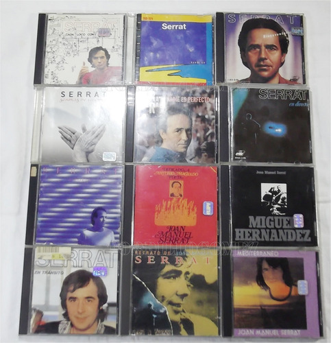 12 Cd Joan Manuel Serrat