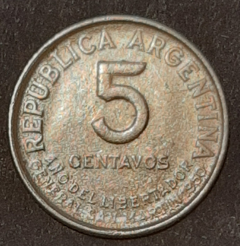 Argentina - Moneda De 5 Centavos Año 1950