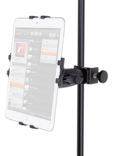 Clamp Para iPad O Tablet Montable En Atril De Mic O Platillo