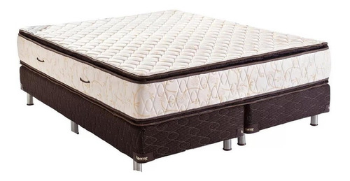 Kavanag - Colchón Y Sommier Metal Con Doble Pillow 160 Mts