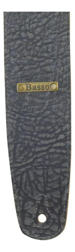 Correia Alça Guitarra Basso Straps Couro Vt L Cs 07 Cinza