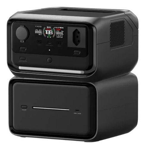 Kit Gerador Ecoflow River 3 Plus 110v + Bateria Extra Eb600