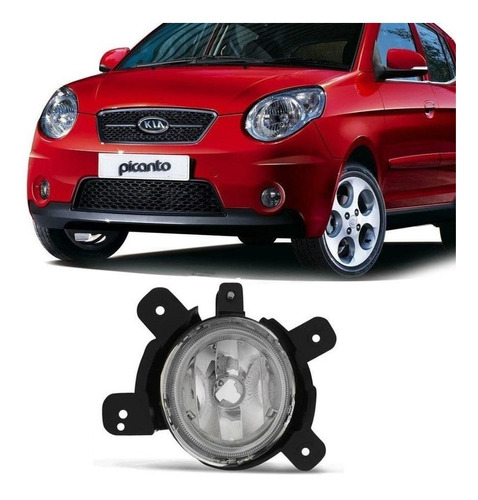 Farol Milha Kia Picanto 2009 2010 2011 Auxiliar Esquerdo