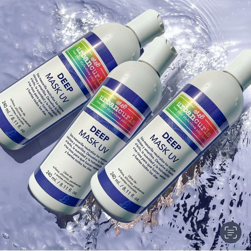 Imagen 2 de 5 de Deep Mask Uv Matizadora De Rizos 240 Ml