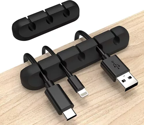 SimpleCord J Channel, Organizador de Cables para Escritorio - 5 Canales