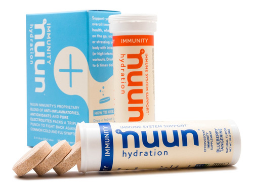 Nuun Immunity: Zinc, Cúrcuma, Saúco, Jengibre, Equinácea