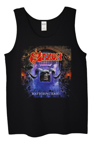 Polera Musculosa Saxon Battering Ram Metal Abominatron