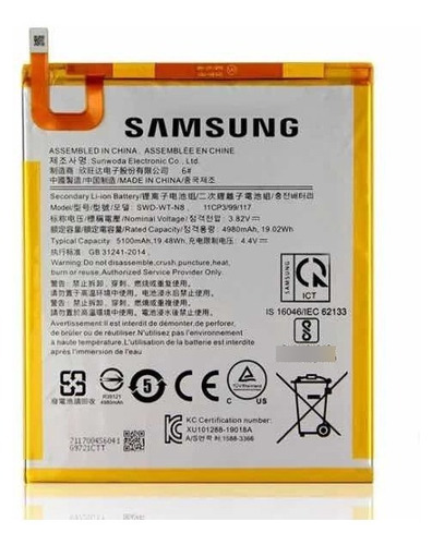 Bateria Para Tablet Samsung Sm-t290 Sm-t295