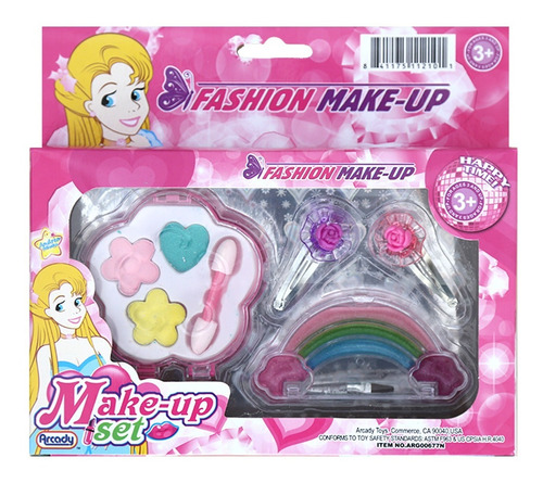 Imagen 1 de 1 de Set Kit Maquillaje Cosmeticos Para Niñas Juguete Princesas