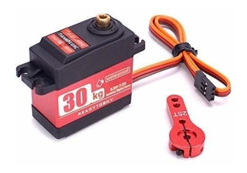 Digital 30kg Servo 360 Grados Alto Torque  L Gear Servo...