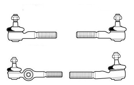 Kit Terminais De Direção Vw Fusca 1200/1300 C/ Embuchamento