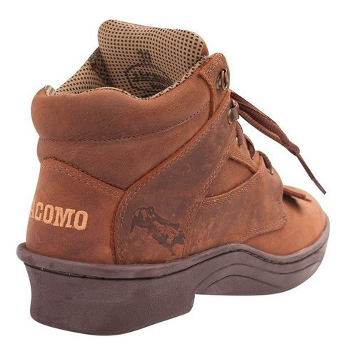 Coturno Country Crazy Amêndoas Couro Jácomo T004/us | Mercado Livre
