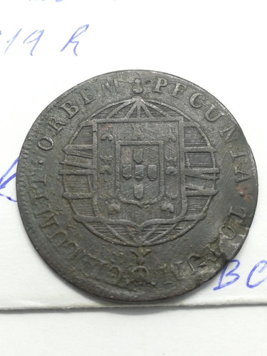 Moeda Cobre Xx Reis 1819r Reino Unido Mbc