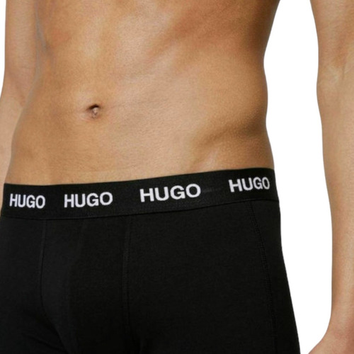 Boxer Trunk Hugo Boss Algodón Elastico Negro Original