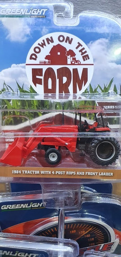 1984 Tractor With 4-post Front Loader Greenlight 1/64