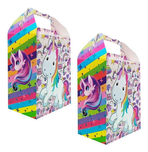 Unicornio Caja Dulcera Super Linda Para Tus Eventos 