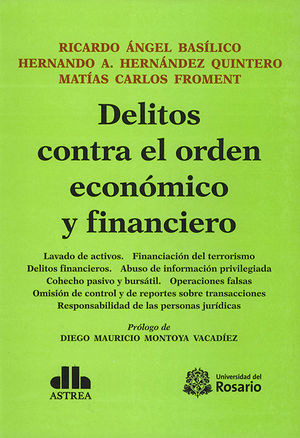 Libro Delitos Contra El Orden Económico Y Financier Original