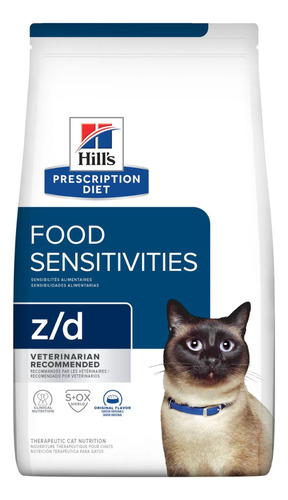 Hill's Z/d Food Sensitivities Para Gato Con Alergias 1.81kg