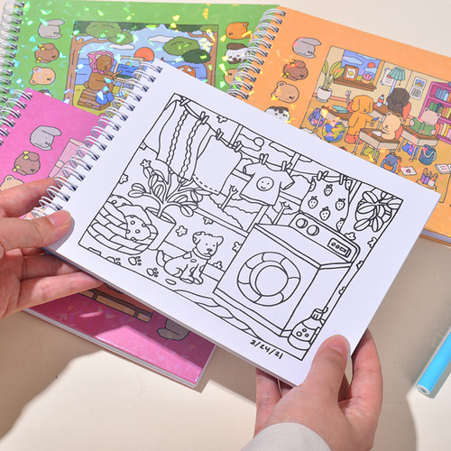 2 Pzas Libro Bobbie 48 Pgs Graffiti Para Colorear