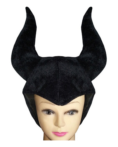 Cuernos Cachos Malefica Disney De Latex Disfraz Halloween