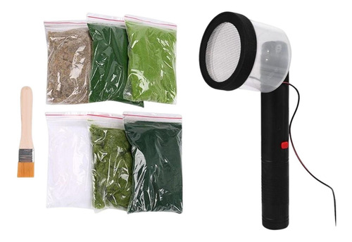 Aplicador De Césped Estático Flocado Estático Hobby Craft