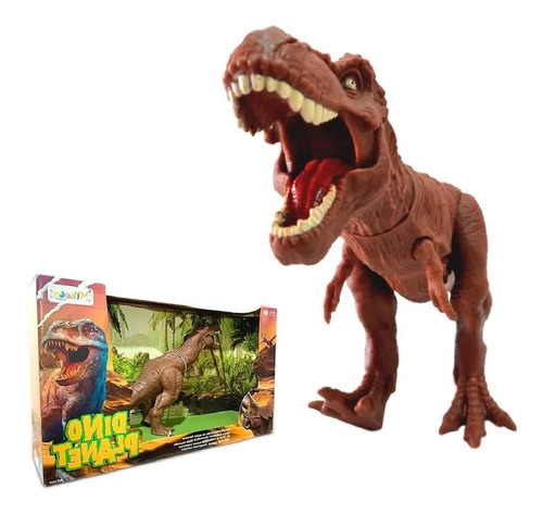 Imagem 7 de 7 de Brinquedo Dinossauro 50 Cm Tiranossauro Rex Vinil - Miketa
