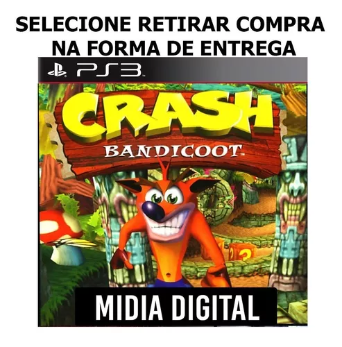 Crash Bandicoot 1 Classico Ps1 Jogos Ps3 PSN Digital Playstation 3