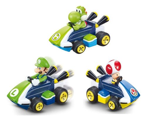 Carrera Mario Kart Mini Rc Escala 1:50 Defecto De Fabrica