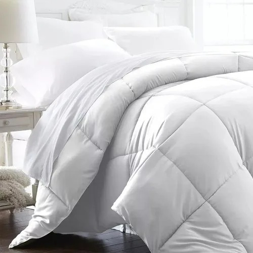 Imagen 1 de 5 de Acolchado Queen Size Reversible Térmico Símil Pulmón Edredón